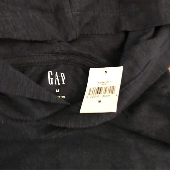 NWT Men’s Gap slub hoodie in navy blue - Picture 4 of 6